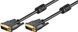 Кабель монітора-сигнальний DVI M/M 10.0m Goobay (75.09.3109) 24+1 D=8.0mm Ferrite 2xS Gold Сu 75.09.3109 фото 1