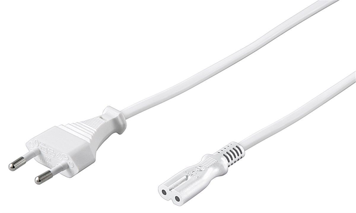 Кабель живлення пристроїв IEC(EuroPlug)-(C7)Euro8 M/M 5.0m - 0.75