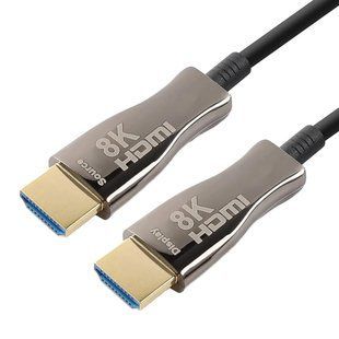 Кабель монітора-сигнальний HDMI M/M 25.0m Lucom (62.09.8496) v2.1 8K@60Hz Optical Hybrid AOC 62.09.8496 фото