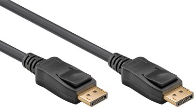 Кабель монітора-сигнальний DisplayPort M/M 0.5m Gutbay (78.01.2808) v1.4 8K@60Hz 19pin D=6.0mm Cu 78.01.2808 фото