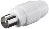 Роз'єм RF:Coaxial-конектор Goobay (75.01.1500) /M Screw Fixing Plastic 75.01.1500 фото