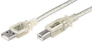 Кабель принтера USB2.0 A-B M/M 1.8m Goobay (75.06.8972) AWG24+28 2xShielded D=4.5mm Cu 75.06.8972 фото