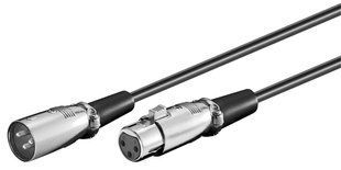 Кабель аудіо-подовжувач XLR 3p M/F 6.0m Gutbay (78.01.2886) Shielded D=6.0mm Metal Cu 78.01.2886 фото