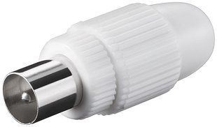 Роз'єм RF:Coaxial-конектор Goobay (75.01.1500) /M Screw Fixing Plastic 75.01.1500 фото