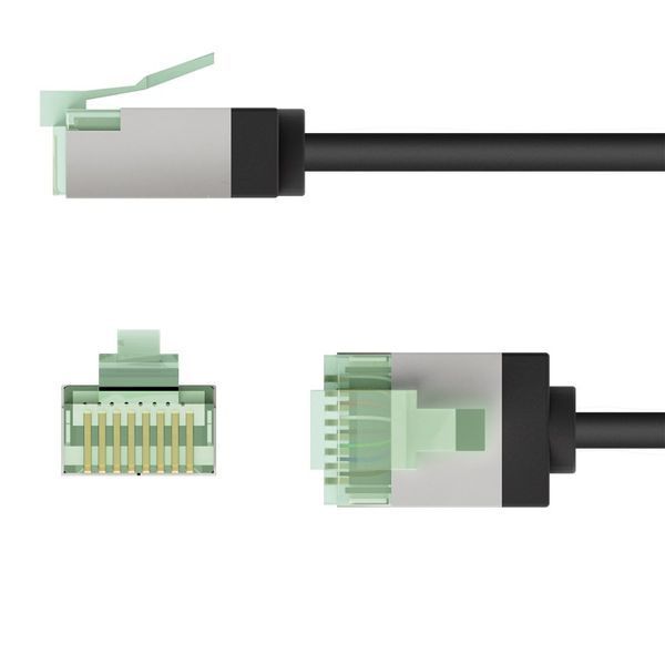 Патч-корд RJ45 FTP8.1 0.25m Goobay (75.07.4351) patch Slim Ultra Flexi PoE+ Cu 75.07.4351 фото
