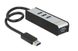 Перехідник обладнання USB3.0 A 1x4 (HUB) Delock (70.06.2534) Pas Aluline Tablet 70.06.2534 фото 1