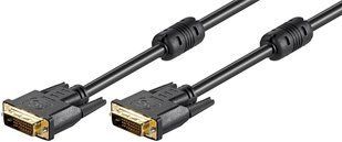 Кабель монітора-сигнальний DVI M/M 3.0m Goobay (75.09.3111) 24+1 D=7.0mm Ferrite 2xS Gold Cu 75.09.3111 фото