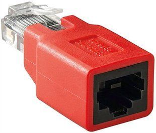 Перехідник мережевий RJ45 UTP5e M/F Goobay (75.06.8912) Crossover адаптер