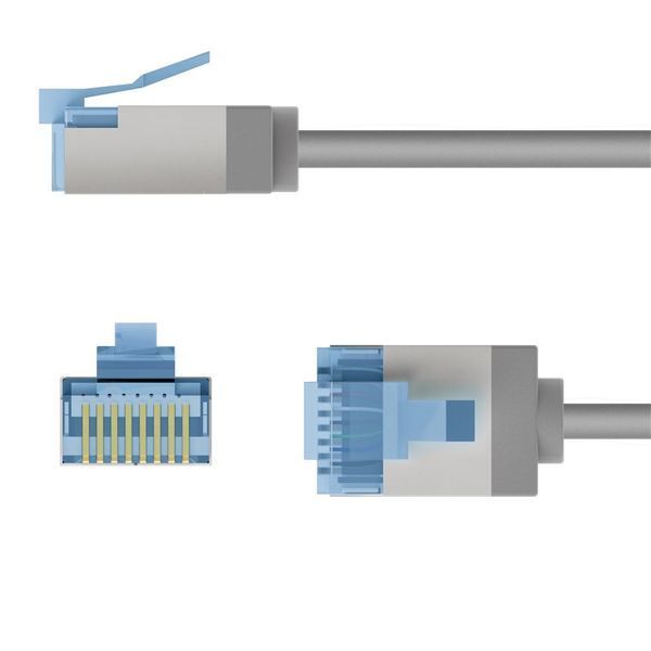 Патч-корд RJ45 FTP6a 0.15m Goobay (75.07.4304) patch Slim Ultra Flexi PoE+ Cu 75.07.4304 фото