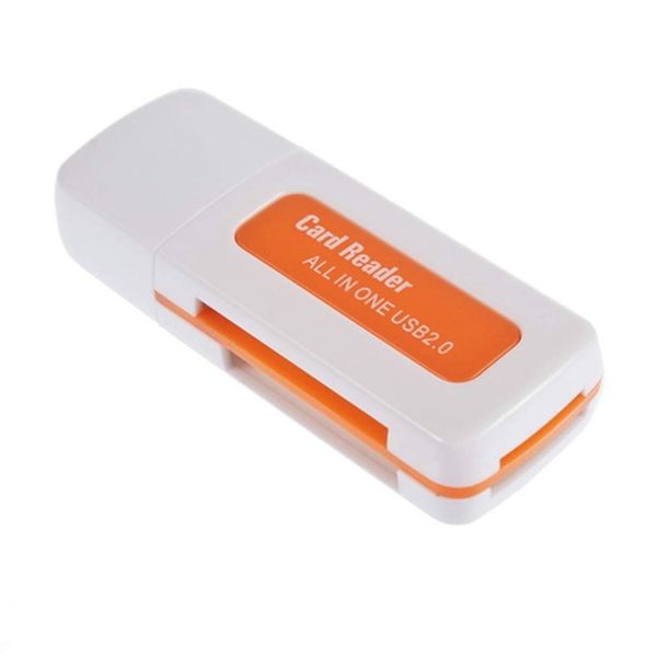 Перехідник накопичувача USB2.0 A-CardReader Lucom (84.00.7136) 4-in-1 4xSlot 84.00.7136 фото