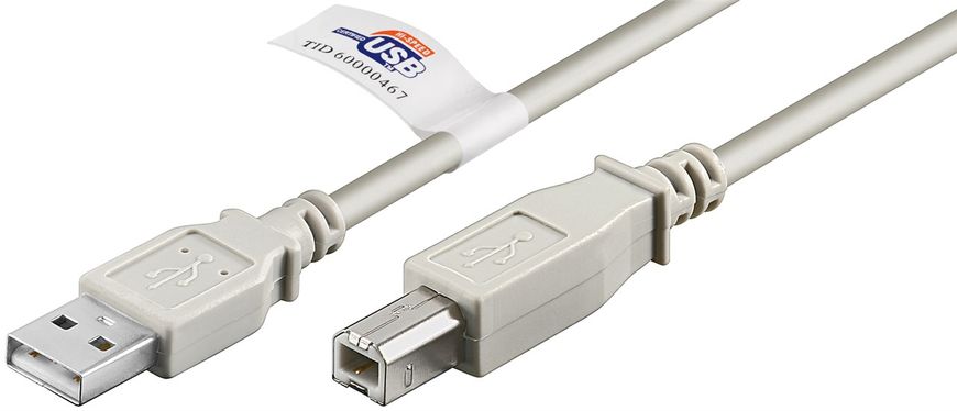 Кабель принтера USB2.0 A-B M/M 5.0m Goobay (75.03.3319) AWG24+28 2xShielded Cu 75.03.3319 фото