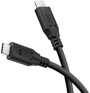 Кабель пристроїв-подовжувач USB Type-C M/M 1.5m Goobay (75.07.4206) (USB3.2) 10Gbps 60W 4K@60Hz Cu 75.07.4206 фото
