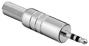 Роз'єм Jack 3.5mm 3pin-конектор Lucom (25.02.5062) /M розєм метал стерео
