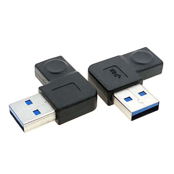 Перехідник обладнання USB Type-C-3.0A F/M Lucom (62.09.8312) (USB3.0) адаптер OTG 90&deg; вліво 62.09.8312 фото