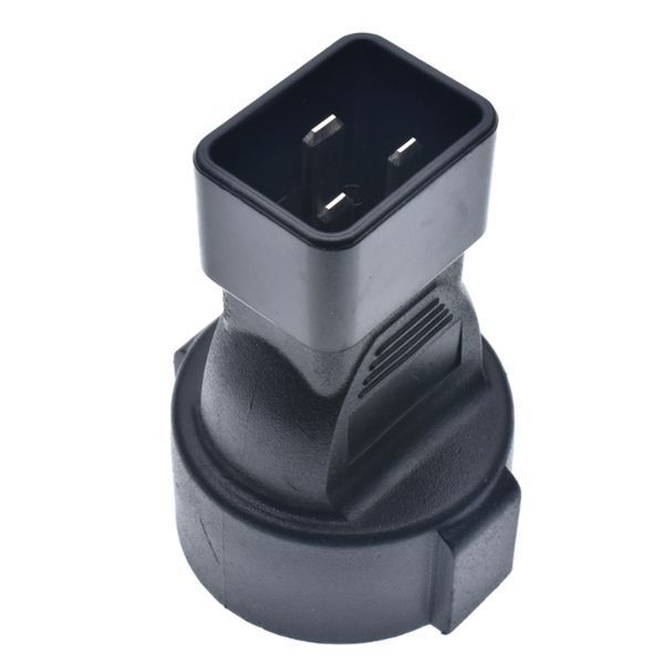 Перехідник живлення IEC(Schuko)-(C20) F/M (адаптер) Lucom (62.01.3206)