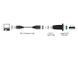Перехідник обладнання USB2.0 A-COM(DB9) RS232 M/M Delock (70.06.1460) 0.8m FTDI Nut (адаптер+кабель)