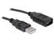 Перехідник обладнання USB2.0 A-COM(DB9) RS232 M/M Delock (70.06.1460) 0.8m FTDI Nut (адаптер+кабель)