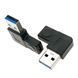 Перехідник обладнання USB Type-C-3.0A F/M Lucom (62.09.8312) (USB3.0) адаптер OTG 90&deg; вліво 62.09.8312 фото 4