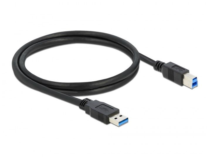 Кабель принтера USB3.0 A-B M/M 1.0m Delock (70.08.5066) AWG24+28 2xS Gold D=5.5mm Cu 70.08.5066 фото