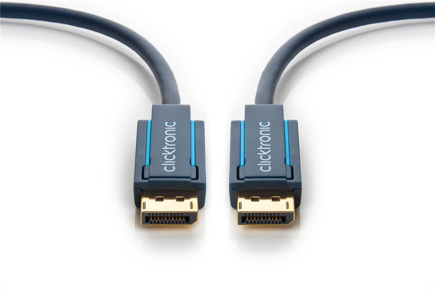 Кабель монітора-сигнальний DisplayPort M/M 7.5m ClickTronic (75.07.0714) Casual 4K@60Hz D=6.0mm 112xWires 75.07.0714 фото
