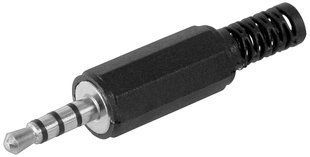 Роз'єм Jack 3.5mm 4pin-конектор Goobay (75.01.1578) /M Stereo Cable Protect 75.01.1578 фото