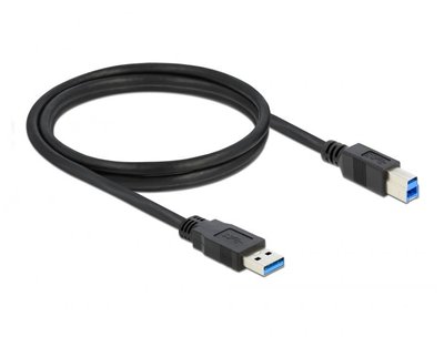 Кабель принтера USB3.0 A-B M/M 1.5m Delock (70.08.5067) AWG24+28 2xS Gold D=5.5mm Cu 70.08.5067 фото