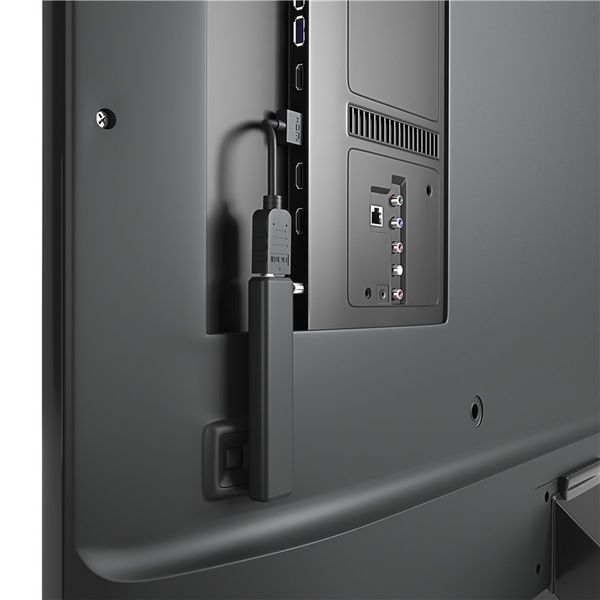Кабель монітора-подовжувач HDMI M/F 0.1m Goobay (75.06.4824) v2.0 4K@60Hz HDR Flex Slim Gold 75.06.4824 фото