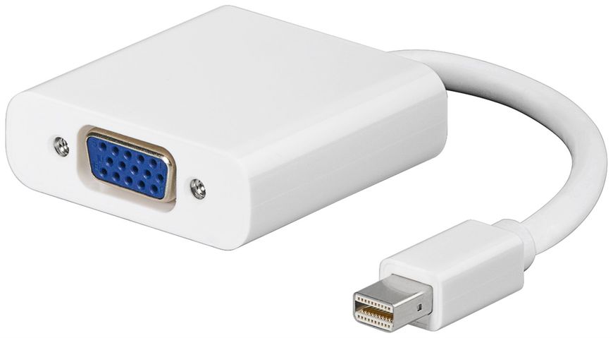 Перехідник відео DisplayPort mini-VGA HD15 M/F (VGA-екран) Goobay (75.03.1730) v1.1 1080p 0.2m MacBook/iMac... 75.03.1730 фото