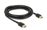 Кабель монітора-сигнальний DisplayPort M/M 3.0m Delock (70.08.5661) v1.4 8K@60Hz 19pin D=7.5mm Sert. 70.08.5661 фото