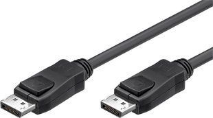 Кабель монітора-сигнальний DisplayPort M/M 2.0m Goobay (75.03.1873) v1.1 1080p 19pin +LockMech Gold