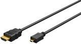 Кабель відео-сигнальний HDMI-micro M/M 5.0m Lucom (62.09.8622) v2.0 4K@60Hz D=5.5mm Gold 62.09.8622 фото