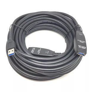 Подовжувач пристроїв USB3.0 A M/F (Active) 15.0m Lucom (84.00.7144) 900mA каскад 2х 84.00.7144 фото