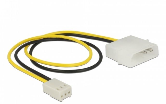 Кабель живлення внутрішній MoleX-FanPower 3p M/F Lucom(62.09.8177) 0.30m 2xCord 12V 62.09.8177 фото