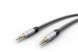 Кабель аудіо-сигнальний Jack 3.5mm 3pin M/M 1.5m Goobay (75.07.9122) Slim Shielded GoobayPlus Metal 75.07.9122 фото 1
