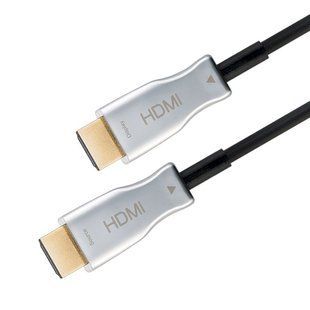 Кабель монітора-сигнальний HDMI M/M 20.0m Goobay (75.06.5567) v2.0 4K@60Hz Optical Hybrid AOC 75.06.5567 фото