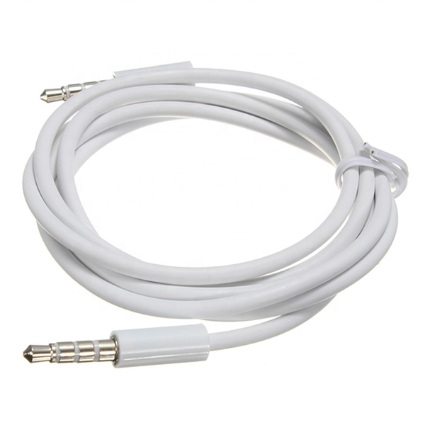 Кабель аудіо-сигнальний Jack 3.5mm 4pin M/M 1.0m Lucom (62.09.8314) Stereo OFC soft plastic 62.09.8314 фото