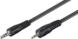 Кабель аудіо-адаптер Jack 2.5mm 3pin-3.5mm 3pin M/M 2.0m Goobay (75.03.3724) Stereo Nickel
