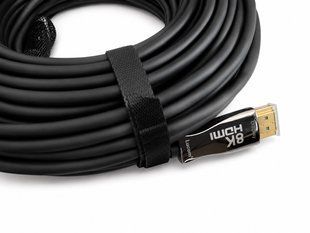 Кабель монітора-сигнальний HDMI M/M 50.0m Lucom (62.09.8567) v2.1 8K@60Hz Optical Hybrid AOC 62.09.8567 фото