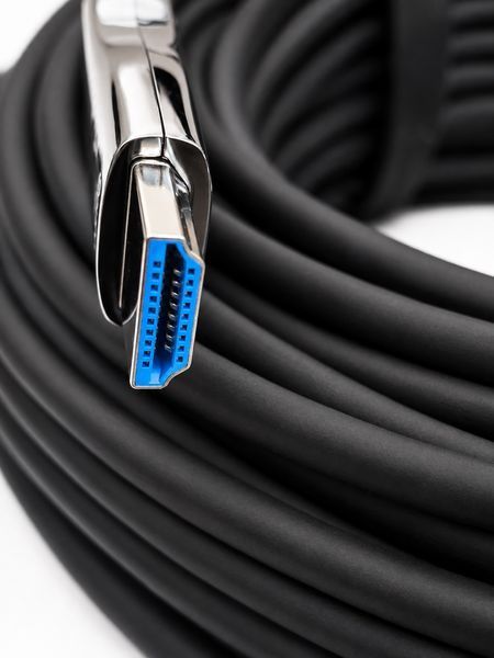 Кабель монітора-сигнальний HDMI M/M 50.0m Lucom (62.09.8567) v2.1 8K@60Hz Optical Hybrid AOC 62.09.8567 фото