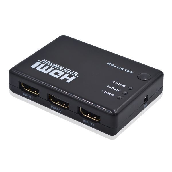 Перехідник відео HDMI 3x1 (Switch) Lucom (62.09.8005) Selector 1080p Act auto+пульт