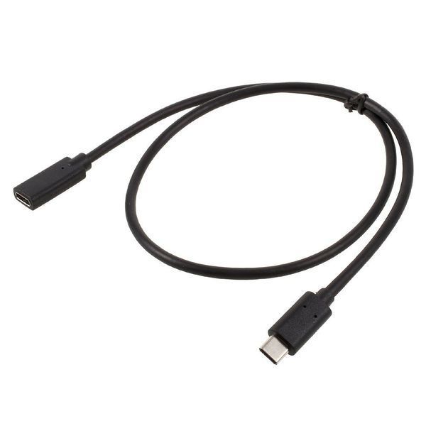 Кабель пристроїв-подовжувач USB Type-C M/F 0.5m Gutbay (78.01.2969) (USB3.2) 10Gbps 100W 4K@60Hz Cu 78.01.2969 фото