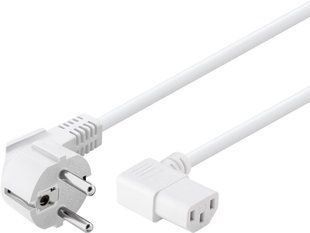 Кабель живлення пристроїв IEC(Schuko)-(C13) M/F 5.0m Goobay (75.09.3120) 90&deg;/90&deg; 1.00mm кутовий вліво Cu 75.09.3120 фото