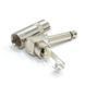 Перехідник аудіо Jack 6.3mm-конектор Lucom (84.00.7126) /M Mono Metal 90&deg; під пайку