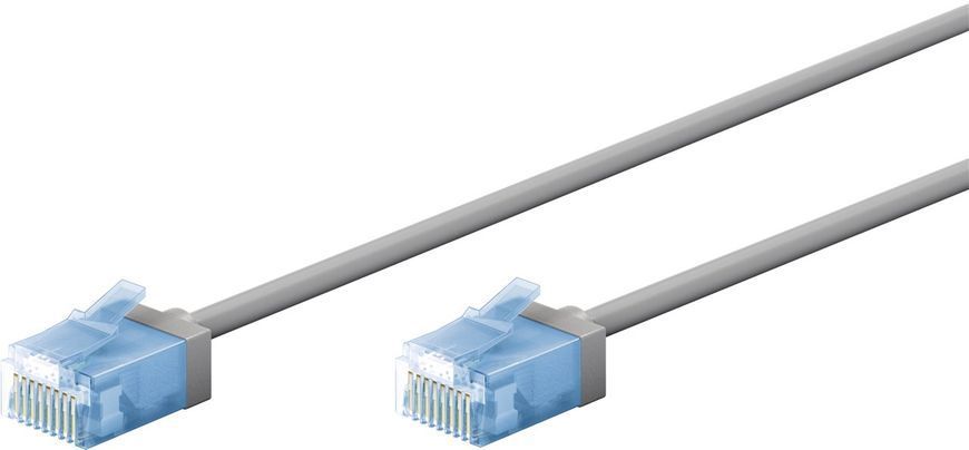 Патч-корд RJ45 UTP6a 2.0m Goobay (75.07.4223) patch Slim Ultra Flexi PoE+ Cu 75.07.4223 фото