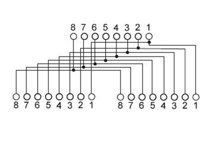 Перехідник мережевий RJ45 FTP5e 1x2 M/F Goobay (75.06.8911) 0.15m Splitter Yадаптер 1:1 PoE+ 75.06.8911 фото