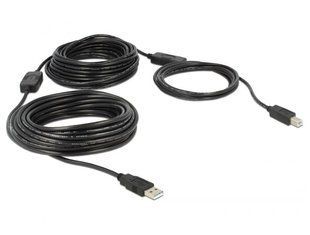 Кабель принтера USB2.0 A-B M/M 20.0m Delock (70.08.3557) Active AWG22+28 Chip=FE1.1