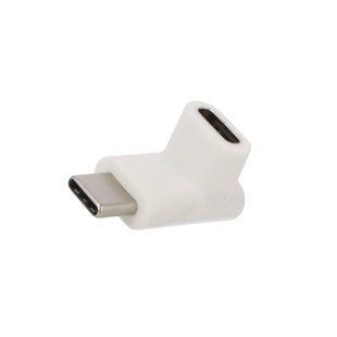 Перехідник обладнання USB Type-C M/F (адаптер) Goobay (75.05.5557) (USB3.0) 90&deg;вниз/вверх 5Gbps