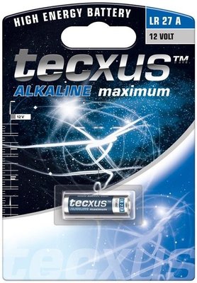 Аксесуари мобільні Батарейка Tecxus (75.02.3215) AAAA LR27 1шт Alkaline 26mAh