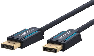Кабель монітора-сигнальний DisplayPort M/M 1.0m ClickTronic (75.04.0992) v1.4 8K@60Hz 19pin D=7.3mm OFCu 75.04.0992 фото