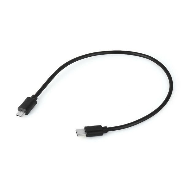 Кабель пристроїв USB Type-C-2.0microB M/M 0.2m Lucom (84.00.7127) (USB2.0) OTG 84.00.7127 фото